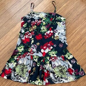 Flower print dress
